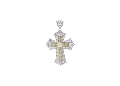 Rhodium Plated | Cross Pendants